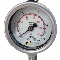 Manômetro Analógico Total Inox de 62mm